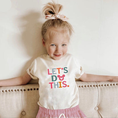 Family Disney Let’s Do This t-shirt, Disney bound tee , Going to Disney tshirt Adult Kids, Mommy Me Disney Shirts, Unisex family Disney tees