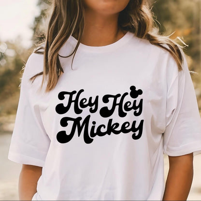Hey Mickey/Minnie Disney Family t-shirt, Adult /Kids Magic Kingdom Disney Tee, Adult Disney Tee , Disney Vacation Family Trip Tees