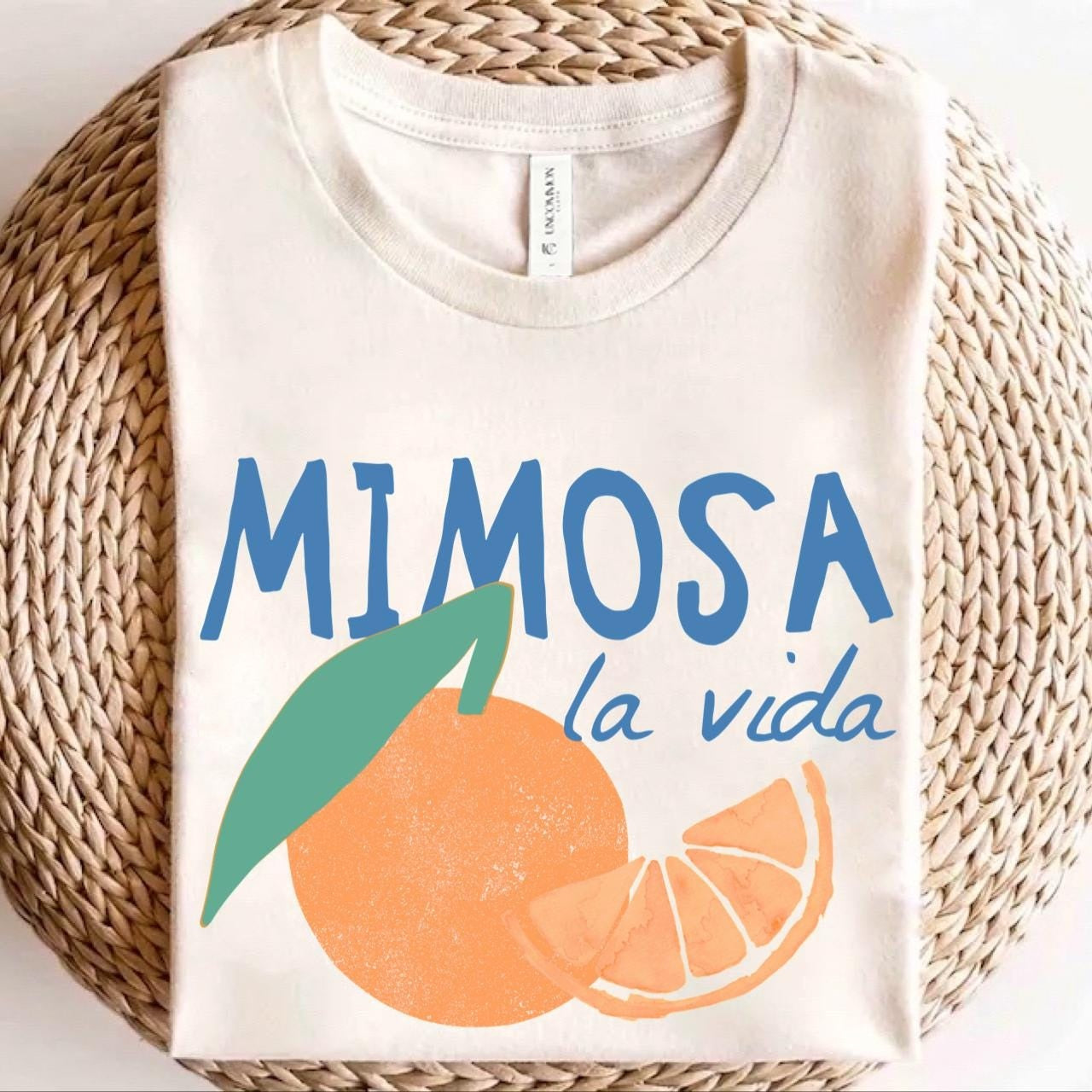 Mimosa La Vida t-shirt, Women’s Vacation T-Shirt, Vintage French Tshirt, Italian Tshirt, Mom life, Bridesmaid Gifts, Bachelorette party tees