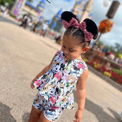 Girls Fab Five Tank, Kids Baby Mickey Friends Tee, Disney Vacation Tee for Kids, Disney Trip T-shirt, Girls Disney Shirt, Minnie Tank Top