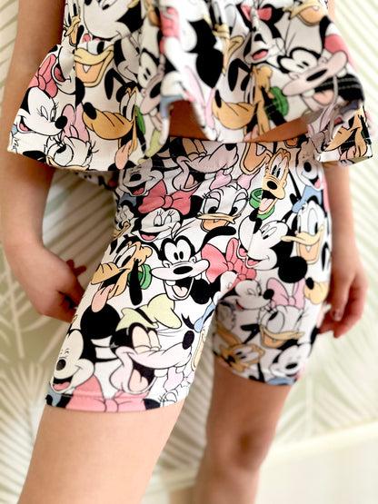Girls Mickey + Friends Biker Shorts / Shorties for Kids, Baby & Kids , Disney shorts, Mickey Shorts, Girls Disney Shorts, Minnie Mickey Set