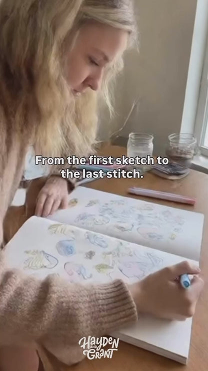 Kids Handcrafted Park Toile Flutter Tank & Optional Bottoms