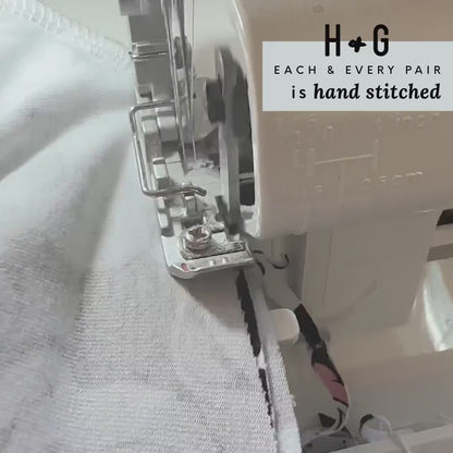 Adult Handcrafted Monochrome Mouse Bike Shorts