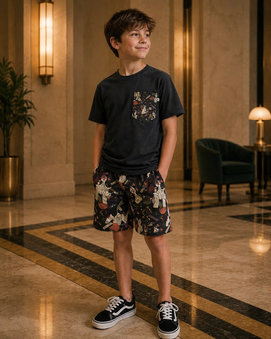 Kids Handcrafted Villains Graphic Tee & Optional Bottoms