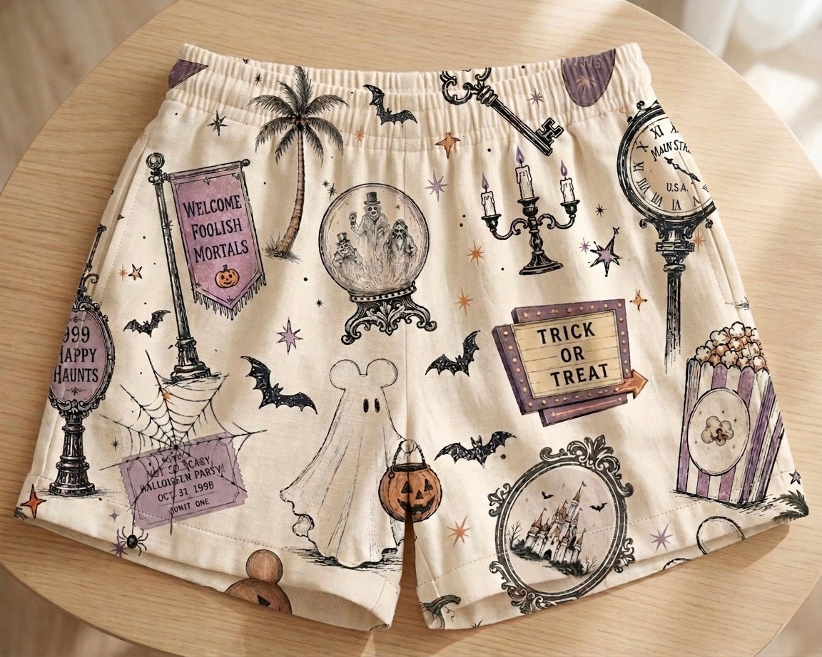 Happy Haunts Women’s Breezy Shorts